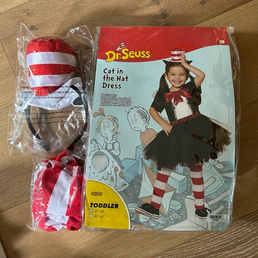 Dr. Seuss Cat in the Hat costume, never used